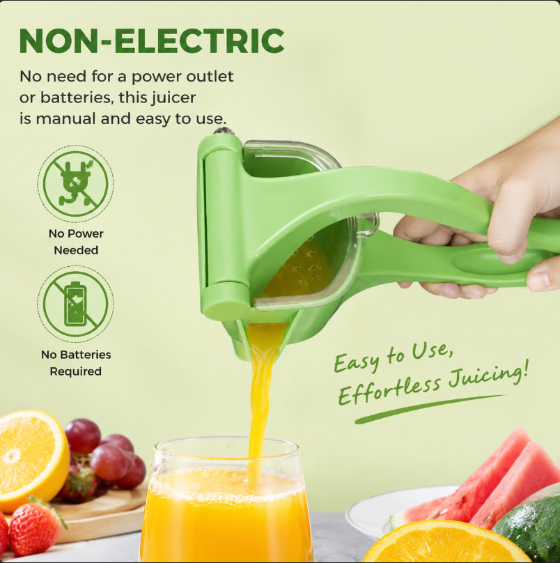 Removable Manual Fruit Juicer &amp; Juice Press