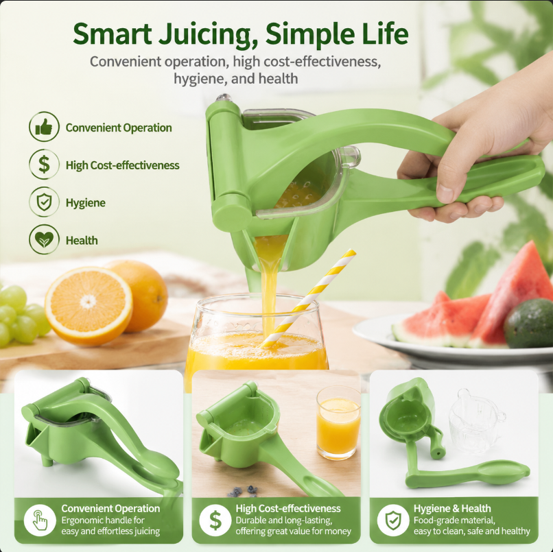 Removable Manual Fruit Juicer &amp; Juice Press