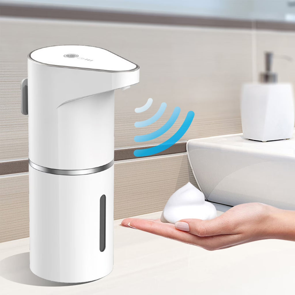 HygenPro Touchless Foaming Soap Dispenser – 380ml USB Rechargeable, 4-Level Adjustable