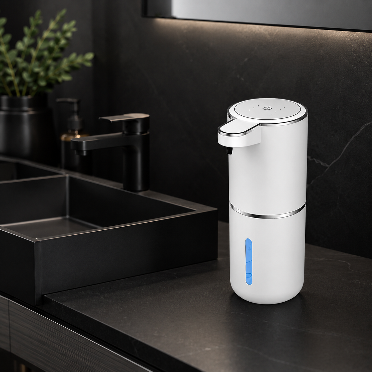 HygenPro Touchless Foaming Soap Dispenser – 380ml USB Rechargeable, 4-Level Adjustable