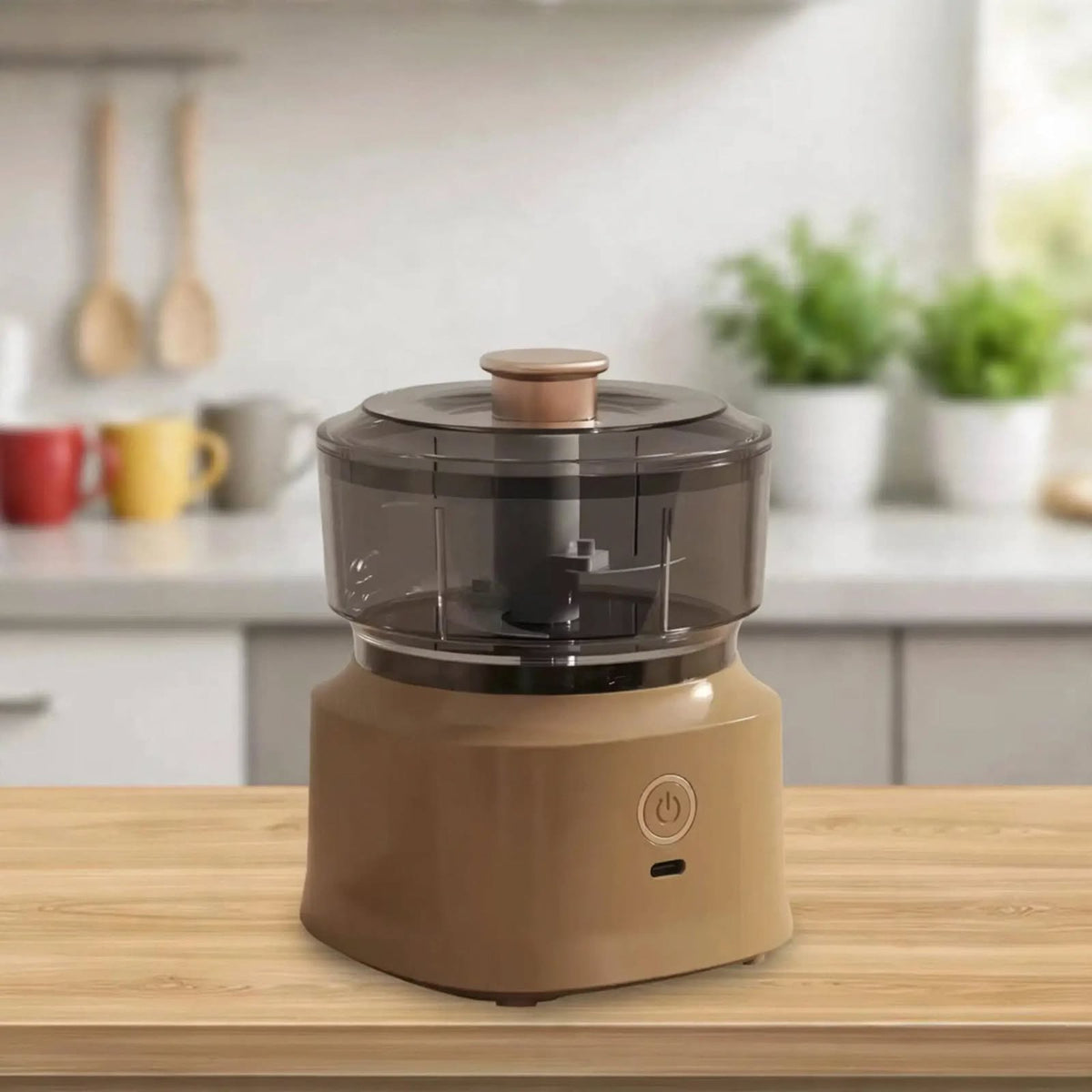 Electric Garlic Chopper, Mini Portable Veggie Chopper, 250ML Garlic Grinder Masher Onion Grinder, Blender To Vegetable, Wireless Food Processor For Ginger, Chili, Fruit, Meat